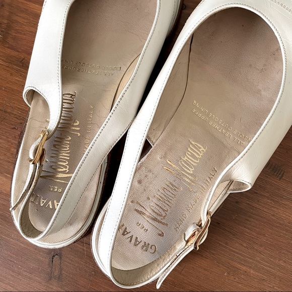 Gravati per Neiman Marcus leather slingback shoe - Picture 2 of 10